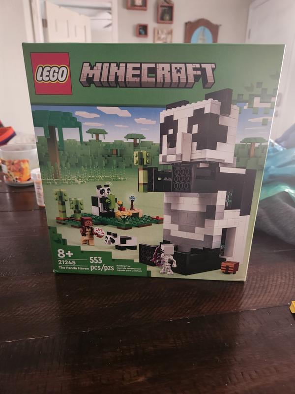 LEGO Minecraft The Panda Haven 21245 Building Toy Set (553 Pieces