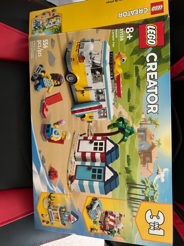 LEGO 31138 Creator 3 en 1 Beach Camper Van Summer Vacation Model Kit avec  Beach House