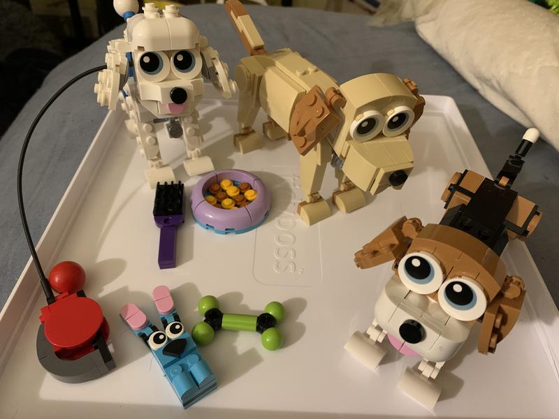 Lego Creator 3 In 1 Adorable Dogs Animal Figures Toys 31137 : Target