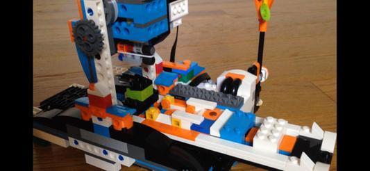 Image issue d’une vidéo de la construction du robot