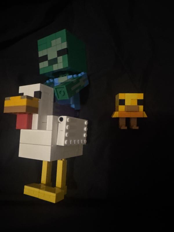 LEGO Minecraft Chicken Jockey Building Set 21582 (Ages 9+) | GameStop