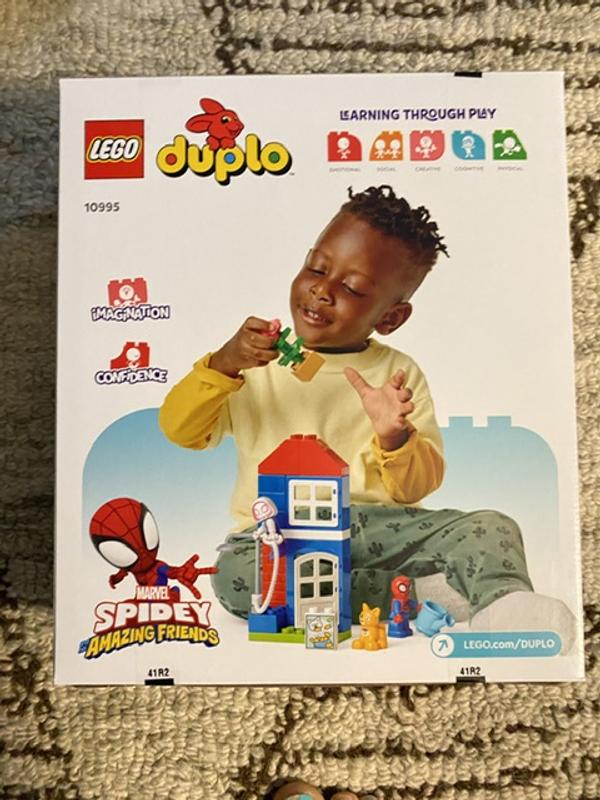 LEGO DUPLO Marvel Spider-Man's House 10995, juguete de Spiderman para niños  pequeños, niños y niñas, juego de superhéroes de Spidey y sus increíbles