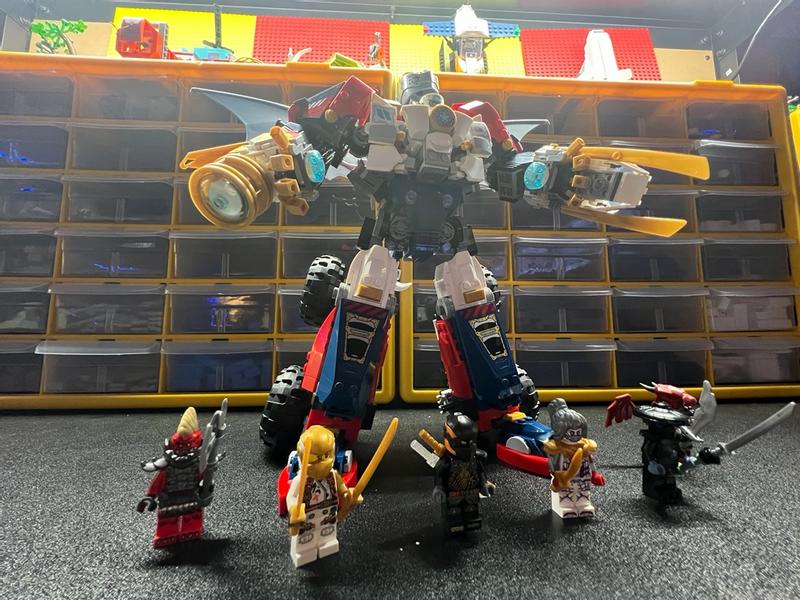 LEGO NINJAGO Zane's Ultra Combiner Mech Toy 4-in-1 Set 71834
