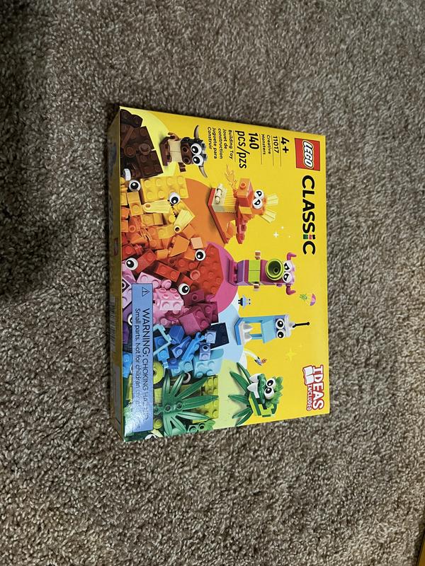 LEGO 140 Pieces Classic Creative Monsters 11017 Building Kit with 5 Toys -  6371095