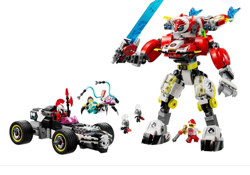 とっと。 LEGO DREAMZzz Cooper's Tiger Mech & Zero's HotRod Car 71497