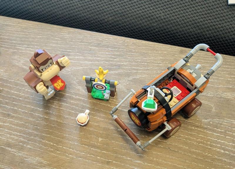 LEGO Super Mario Mario Kart Donkey Kong and DK Jumbo