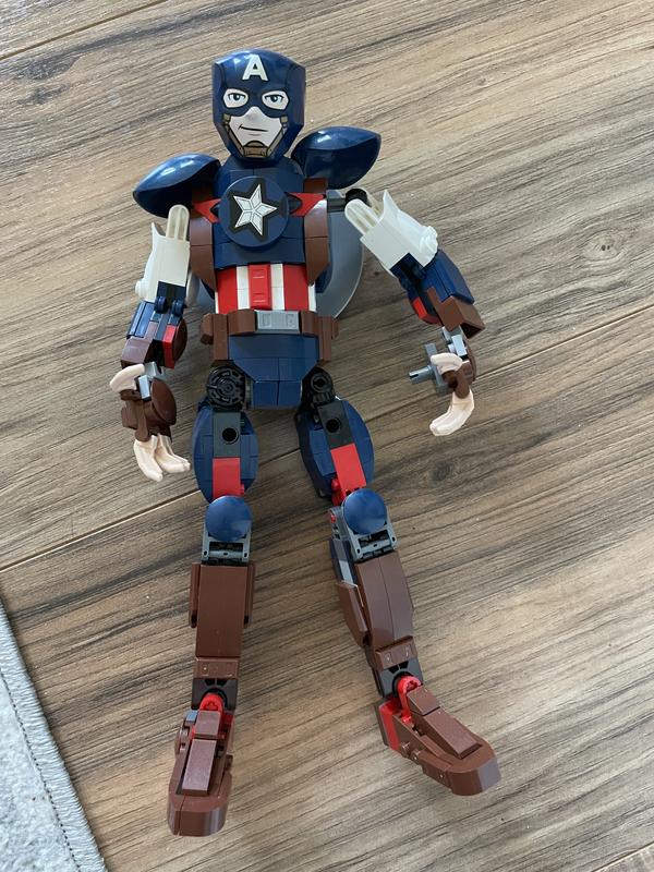 Lego marvel 76258 personaggio di captain america, gioco da costruire per  bambini con scudo, collezione supereroi avengers - Toys Center