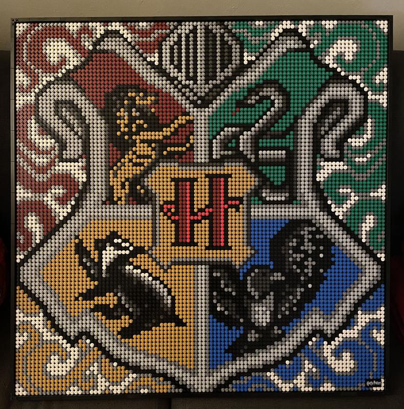 Soldes LEGO Art Harry Potter - Les blasons de Poudlard (31201