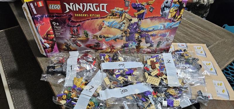LEGO NINJAGO Arc Dragon of Focus Ninja Toy Set71836 - QVC.com