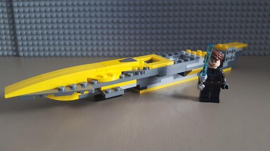 This what the Starfighter looks like when Bag 1 is completed.