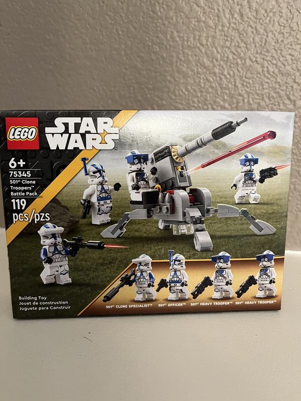 LEGO Star Wars 501st Clone Troopers Battle Pack 75345 Building Toy Set (119  Pcs)