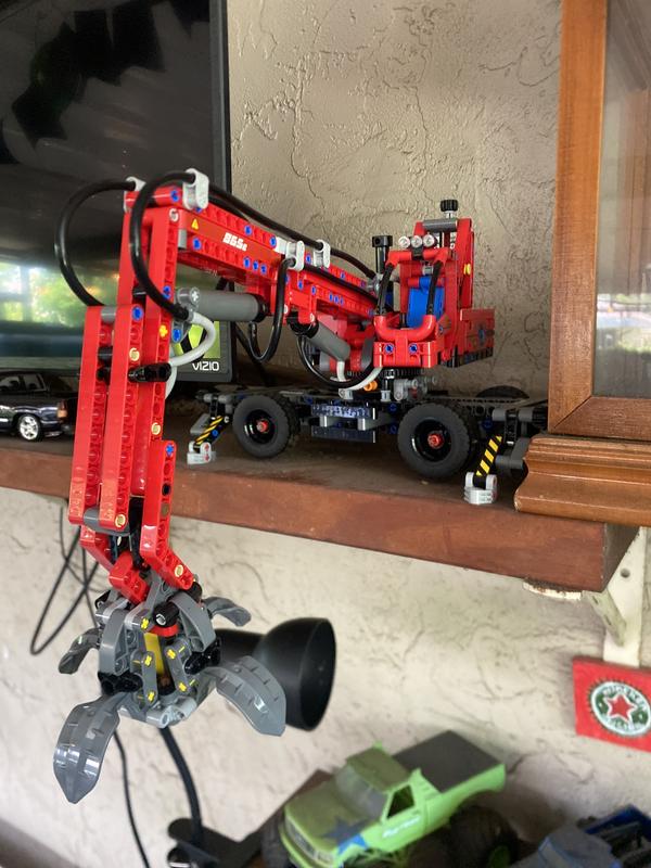 LEGO Technic Material Handler 42144, Mechanical Model Crane Toy 