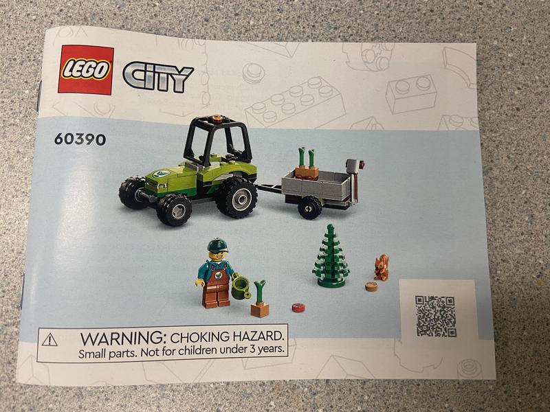 LEGO CITY - LE TRACTEUR FORESTIER #60390 - LEGO / City