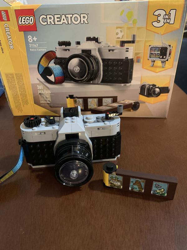 LEGO Creator 3 in 1 Retro Camera Toy, Transforms from Toy Camera to Retro  Video Camera to Retro TV Set, Photography Gift for Boys and Girls Ages 8