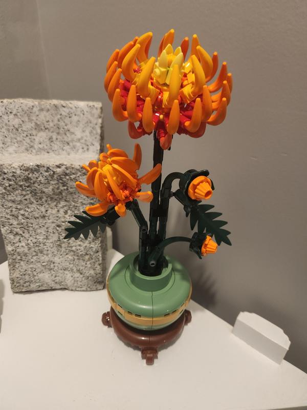 LEGO Icons Chrysanthemum Flower Décor Building Set for Home Décor