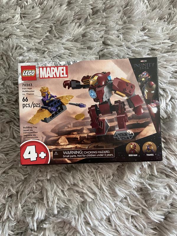 LEGO® Marvel 76263 La Hulkbuster d'Iron Man Contre Thanos, Jouet de Super- Héros Basée