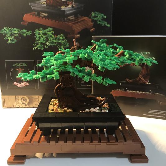 LEGO 10281 Icons Bonsai Tree Set for Adults, Plants Home Décor Set