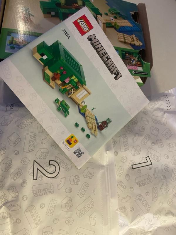 Lego Minecraft The Turtle Beach House Construction Toy 21254 : Target