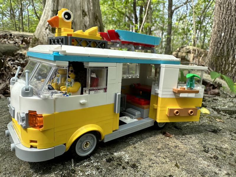 LEGO 31138 Creator 3 en 1 Beach Camper Van Summer Vacation Model Kit avec  Beach House
