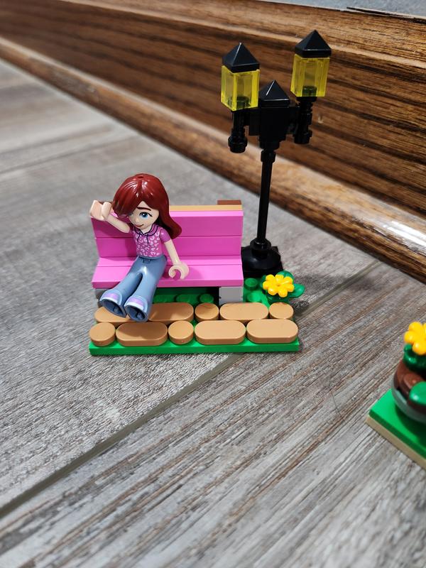 Girl sitting on bench