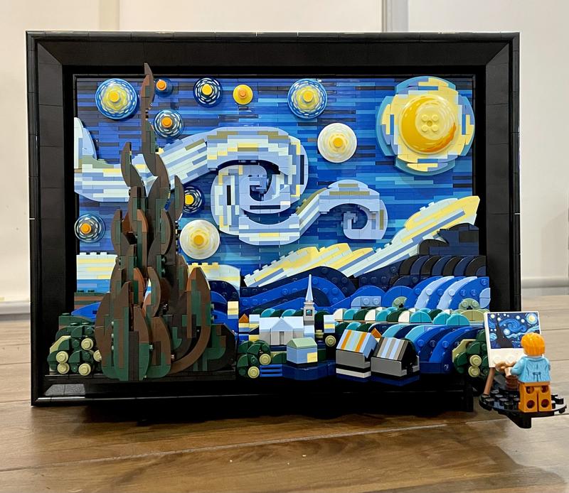 LEGO Is Recreating Van Gogh's Famous 'Starry Night' Painting Into A 3D LEGO  Set