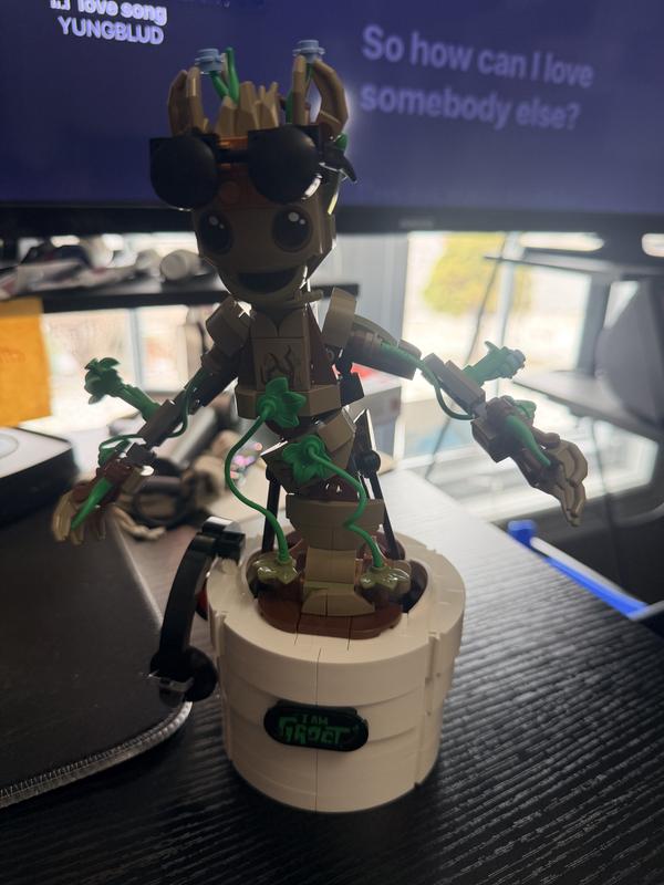 LEGO® Marvel Dancing Groot, Buildable Animated Guardians of the Galaxy ...