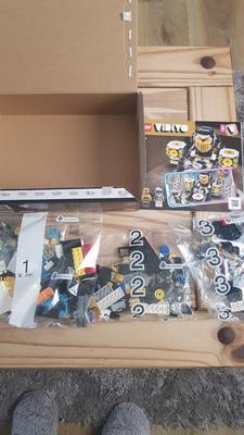 Lego comes in separate numbered bags
