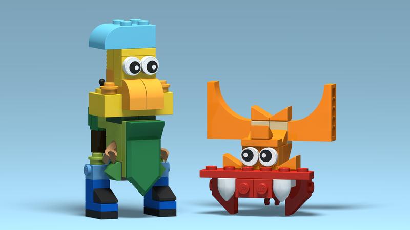 LEGO 11017 Creative Monsters - LEGO Classic - BricksDirect Condition New.