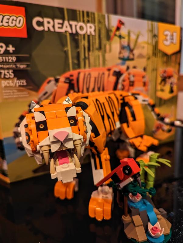 LEGO Creator 31129 3-in-1 Majestic Tiger Animal Building Toy