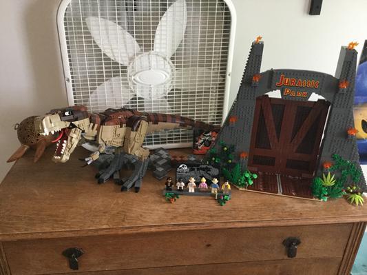 Lego jurassic park t rex rampage set hotsell