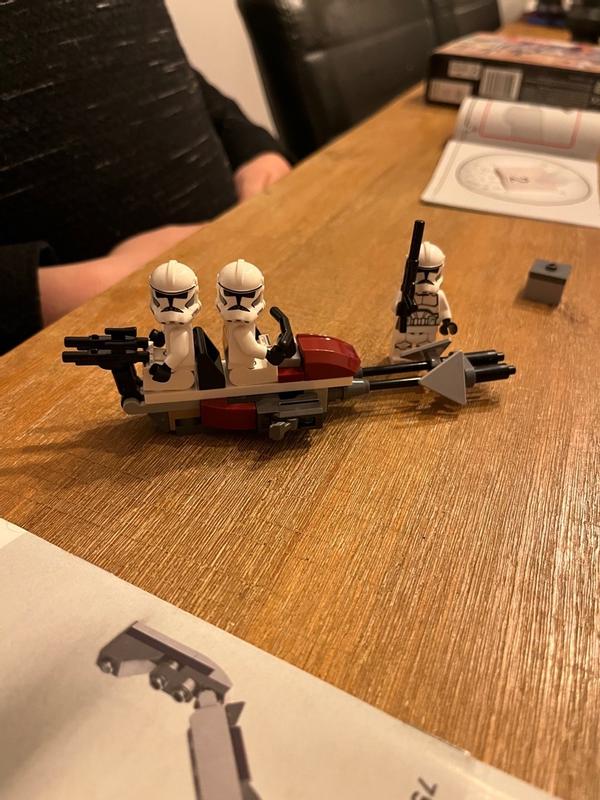 Lego star wars clone speeder online bike