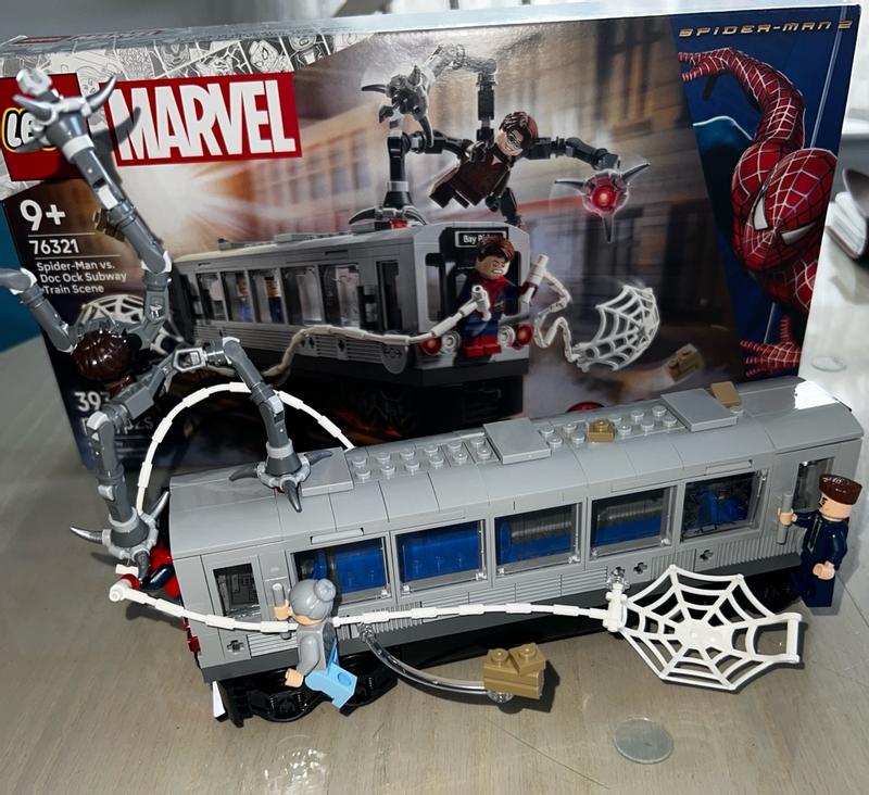 LEGO | Marvel Spider-Man vs. Doc Ock Subway Train Scene, Build-and