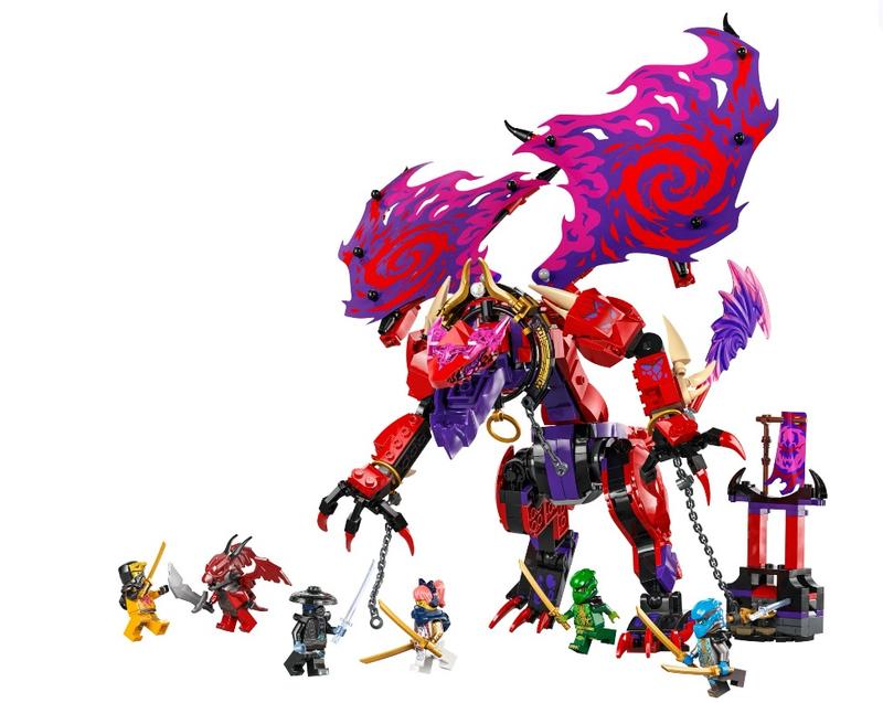 LEGO NINJAGO Thunderfang Dragon of Chaos NinjaToy Set 71832