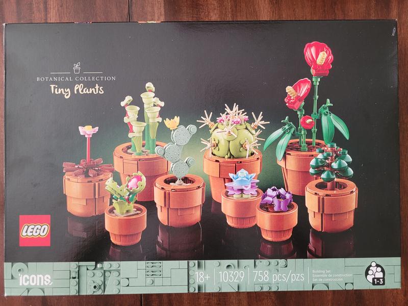 LEGO Icons Tiny Plants Build and Display Set for Adults 10329