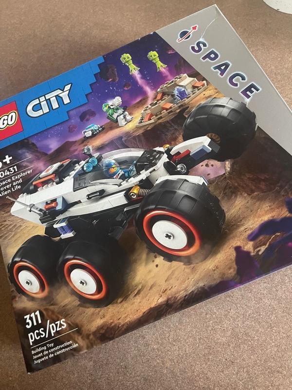 LEGO® City Space Explorer Rover and Alien Life 60431 Building Set, 311 ...