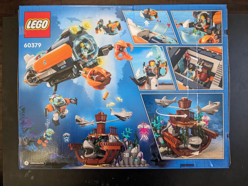 LEGO City Deep Sea Explorer Submarine 842 Pieces 60379 Best Buy Canada