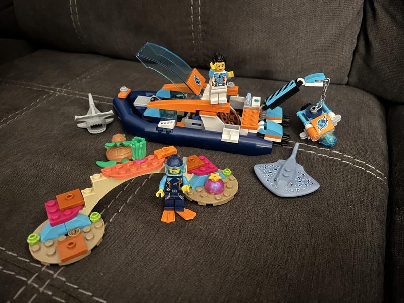 LEGO City 60377 Bateau d'Exploration Sous-Marine