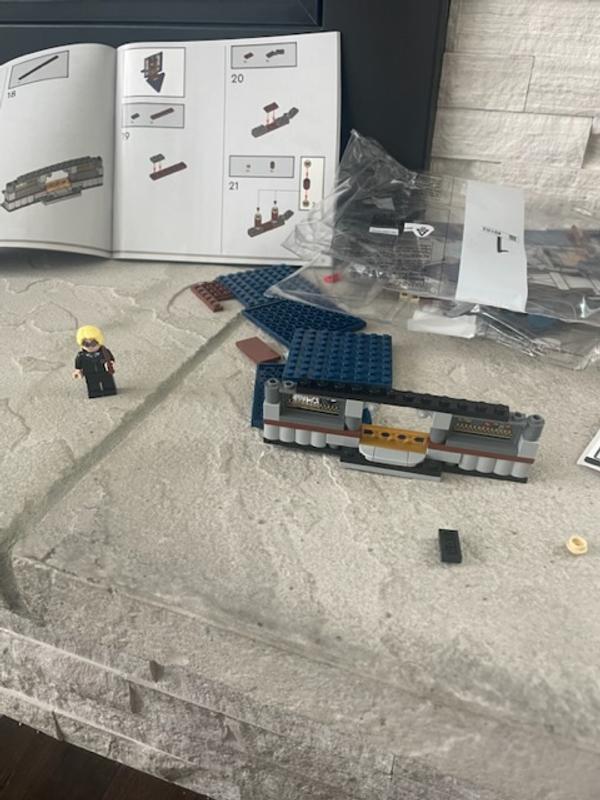 My daughter in progress after a few minutes.