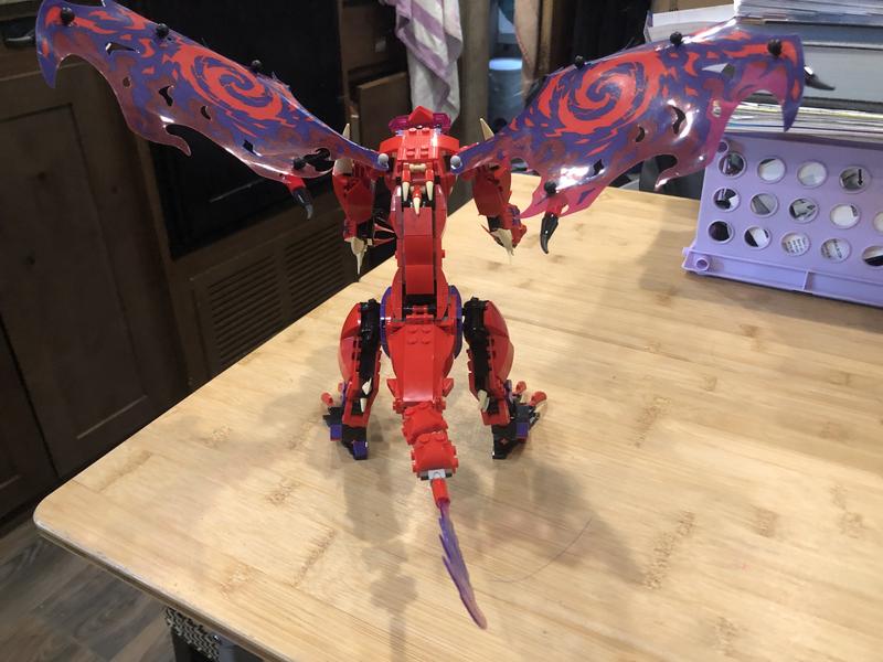 LEGO NINJAGO Thunderfang Dragon of Chaos NinjaToy Set 71832