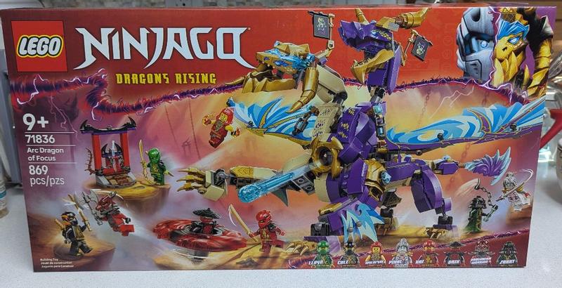 LEGO NINJAGO Arc Dragon of Focus Ninja Toy Set71836 - QVC.com