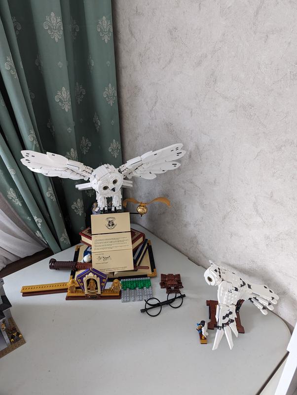 LEGO Harry Potter Hedwig the Owl Figure 75979, Collectible Toy for Fans of  the Harry Potter Movies, Room Décor Model, Birthday Gifts for Kids, Teens,  Girls, and Boys 