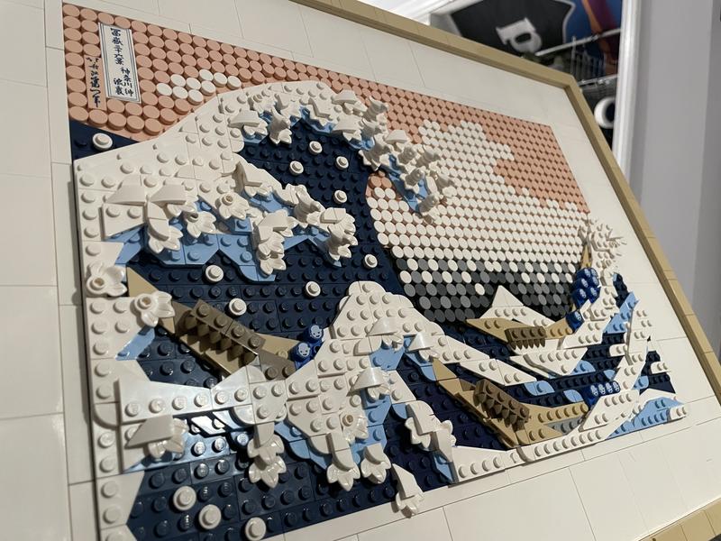 Lego Art The Great Wave Hokusai 31208 Extra Pieces And Two Head Parts