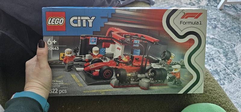 LEGO® F1® Pit Stop & Pit Crew with Ferrari Car - 60443
