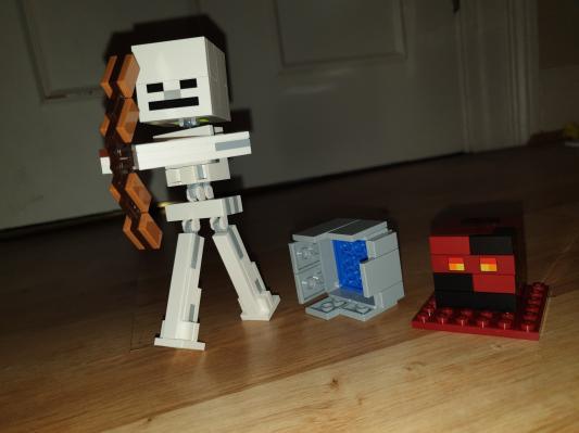 Lego Minecraft Minecraft Skeleton Bigfig With Magma Cu Retiring Soon By Lego Systems Inc Barnes Noble