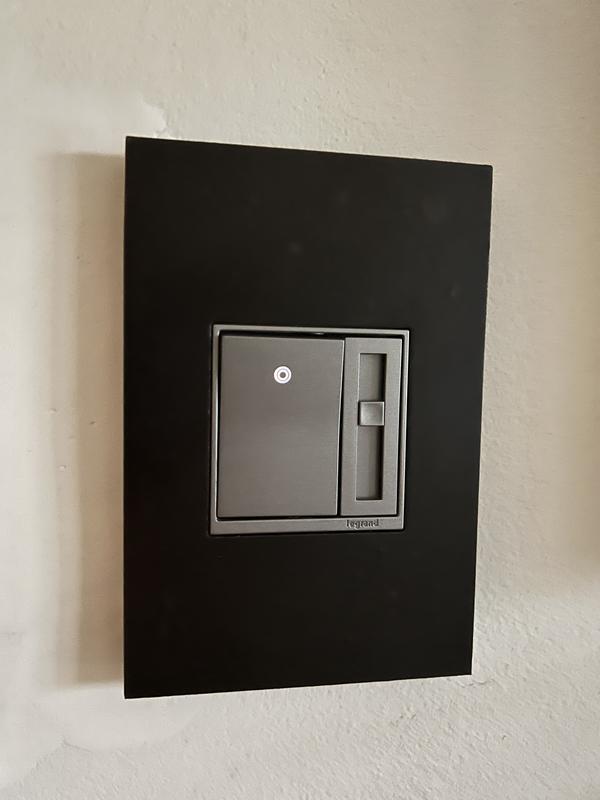 adorne® One-Gang Screwless Wall Plate in Hubbardton Forge® Bronze