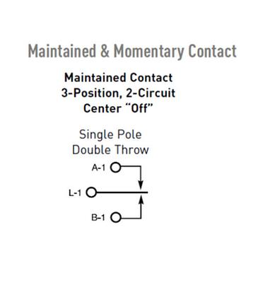 20A Single Pole, Double Throw Switch, Light Almond