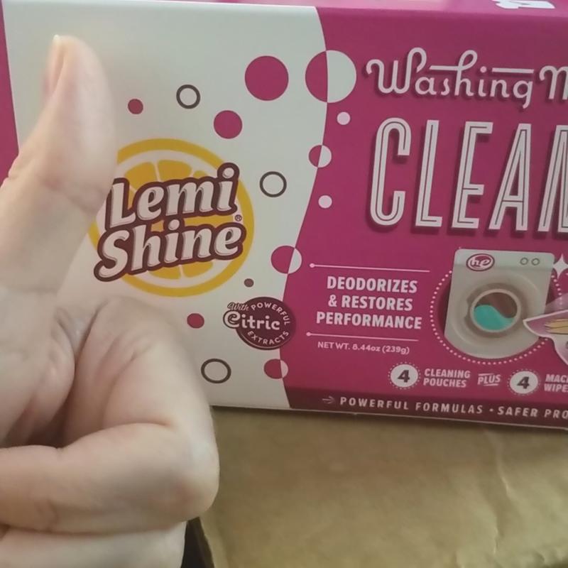 Lemi Shine Wahing Machine Cleaner + Wipes, 7 oz. Box - 30344006