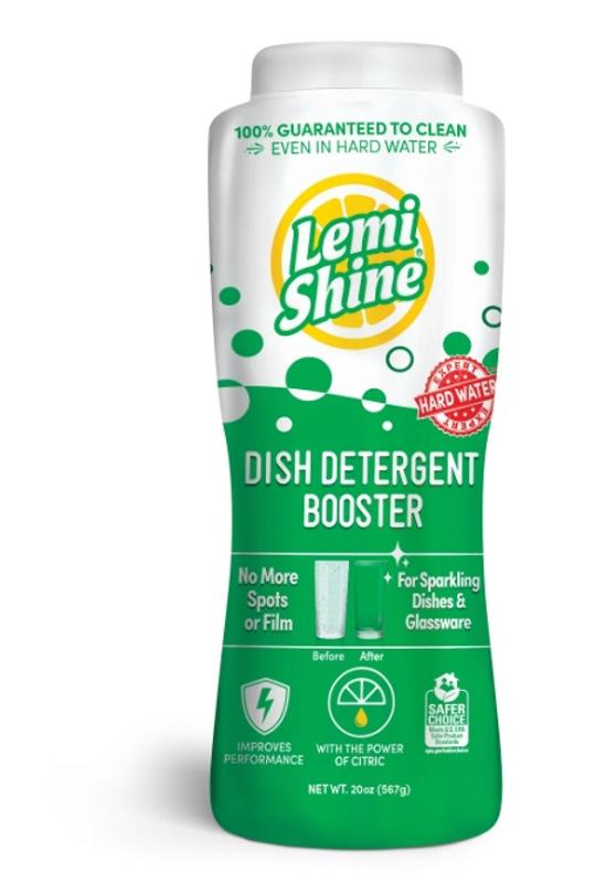 Dishwasher Detergent Additive, Removes Hard Water Spots Film, 10