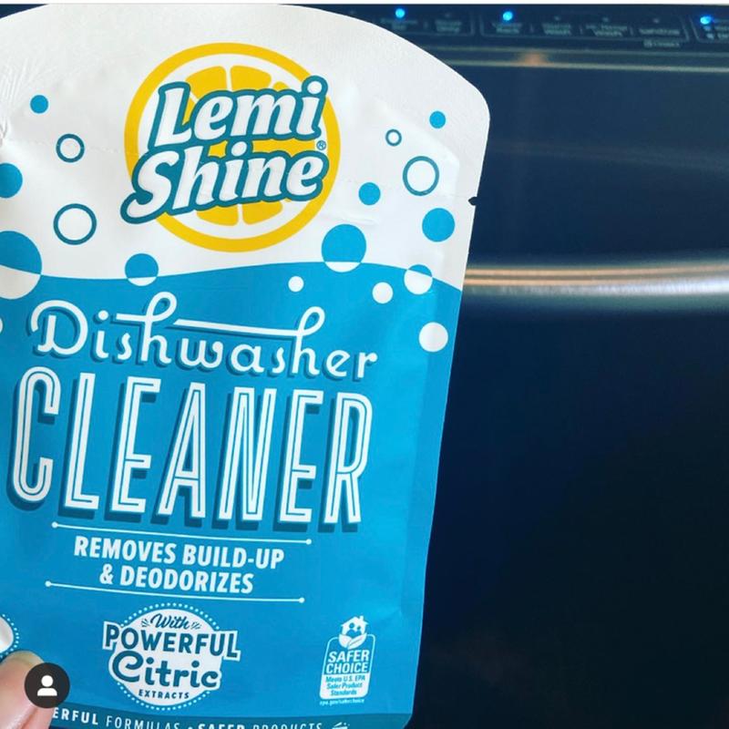 Lemi Shine Dishwasher Cleaner, Deodorizes and Removes Build-up, 4 ct