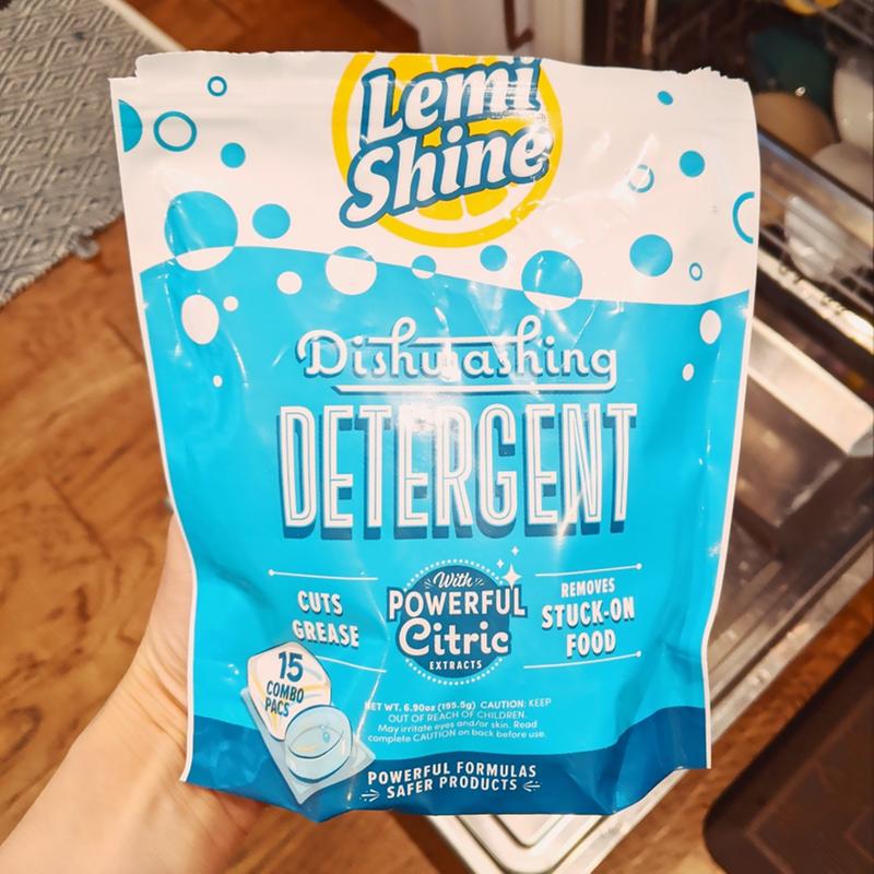 Lemi Shine Disposal Cleaner, Fresh Lemon Scent, 8 ct